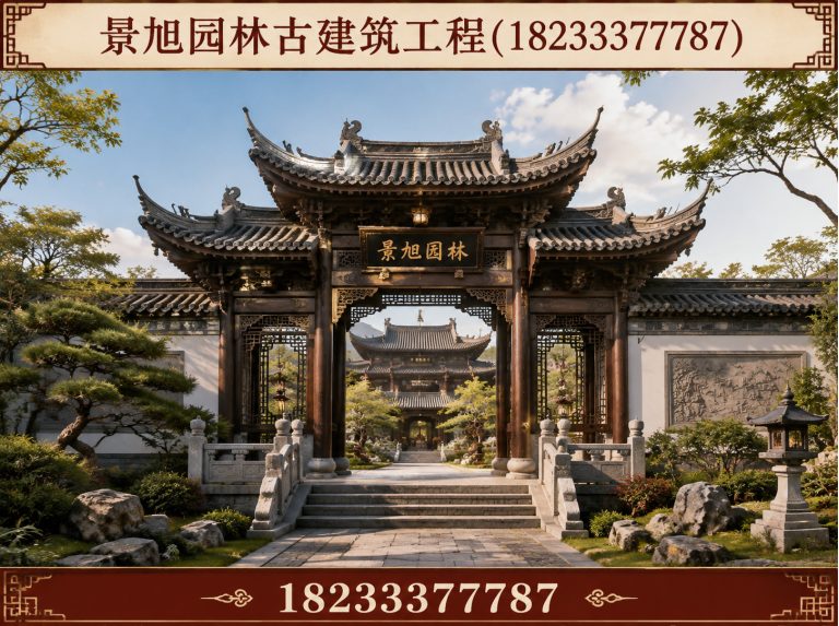 保定保定园林古建展示图
